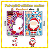 Kerst Stickerset™ - Speelse Winterwonderen - Stickervel Feestdagen