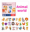 Kaartpuzzels - Educatief puzzelplezier - Legpuzzel