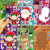 Kerst Stickerset™ - Speelse Winterwonderen - Stickervel Feestdagen