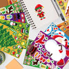 Kerst Stickerset™ - Speelse Winterwonderen - Stickervel Feestdagen