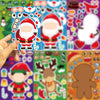 Kerst Stickerset™ - Speelse Winterwonderen - Stickervel Feestdagen