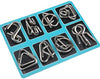 Metalen Puzzel Ring Set™ - Metalen breinbrekers - Puzzelring