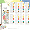 Colorize™ - Creatieve waterverf inspiratie - Kleurboek met 6 verfkleuren