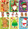 Kerst Stickerset™ - Speelse Winterwonderen - Stickervel Feestdagen