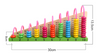 Forest™ - Levendig regenboogrek - houten telraam