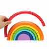 Houten regenboog van Montessori | Bos™